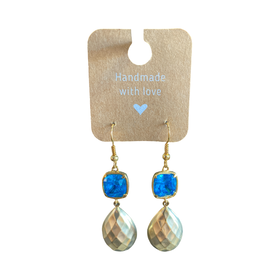 Crystal Dangle Drop Earrings