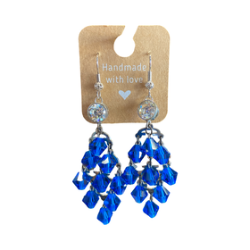 Chandelier with Crystal Earrings