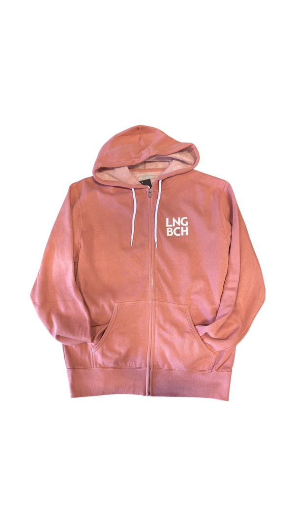 Stacked on the Left Zip Up Hoodie