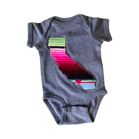 CA Serape Baby Onesie