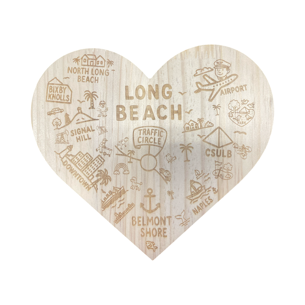 Heart Wooden Board