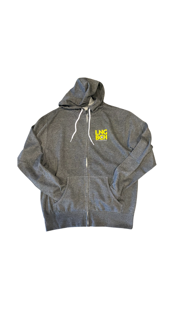 Stacked on the Left Zip Up Hoodie