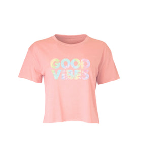 Good Vibes Cropped Tee