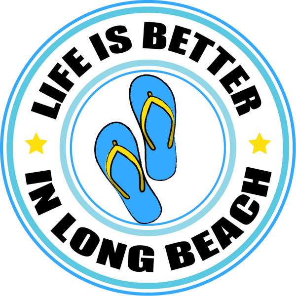 Life is Better in LB Sticker