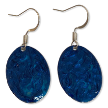 Marble Mini Oval Earrings