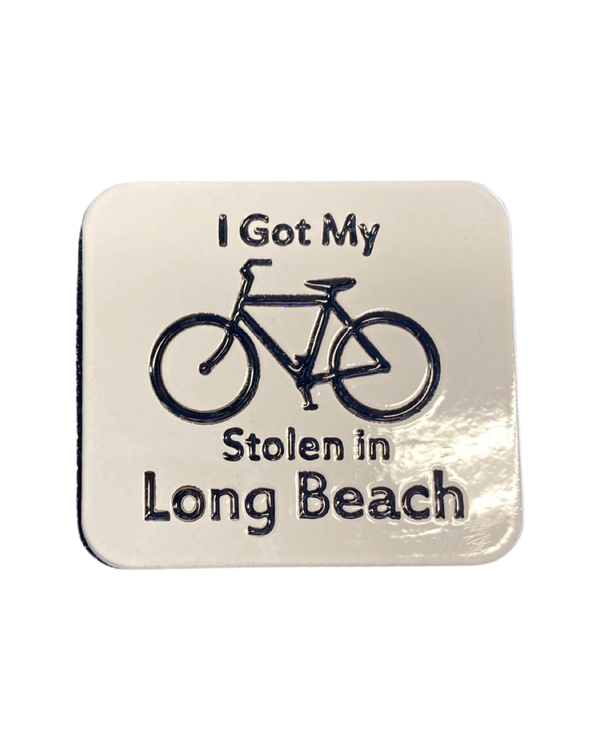 I Got My Bike Stolen Enamel Pin