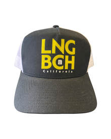 HAKA Long Beach Hat LBC Trucker Hat for Men & Women, Adjustable Baseball  Cap, Mesh Snapback, Outdoor Golf Hat Black 